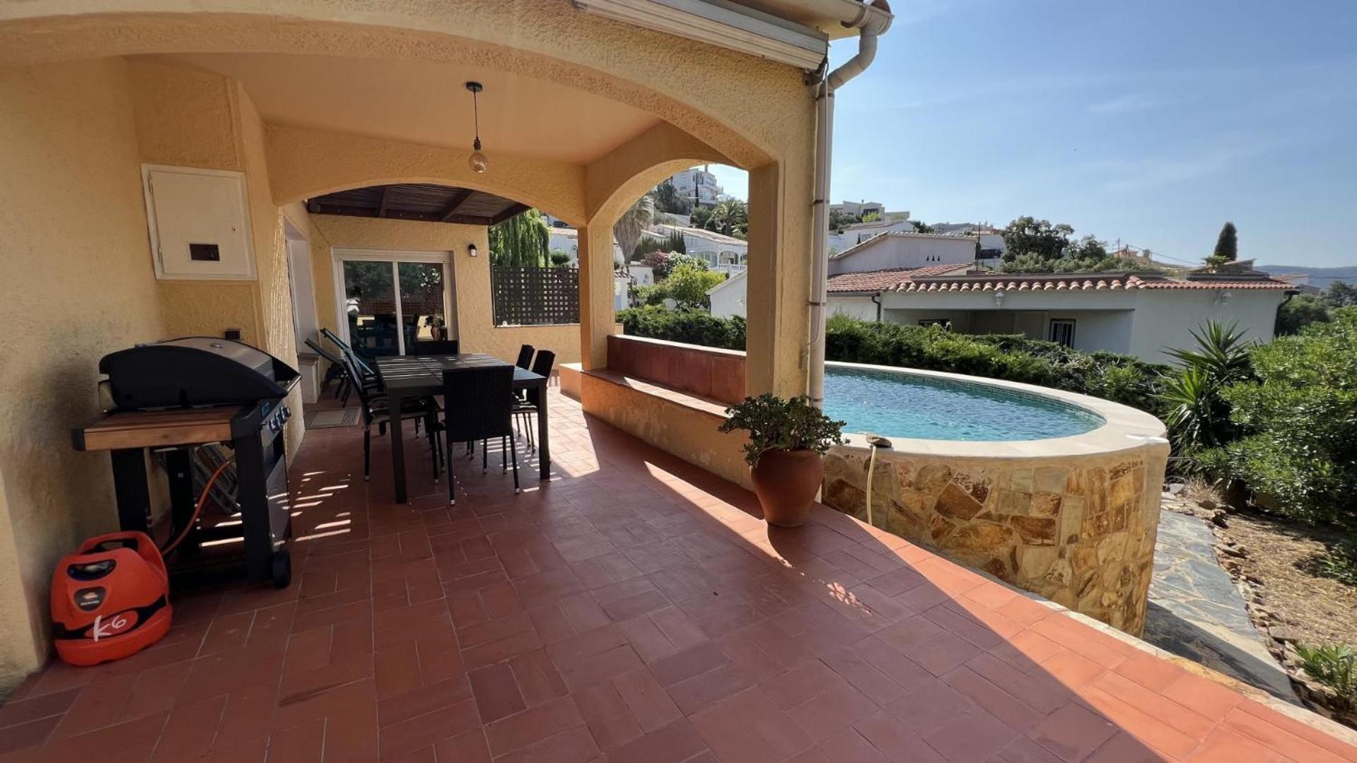 Preciosa Casa En Mas Fumats Con Piscina Y Bonitas Vistas Av-49 Villa Selva de Mar Buitenkant foto