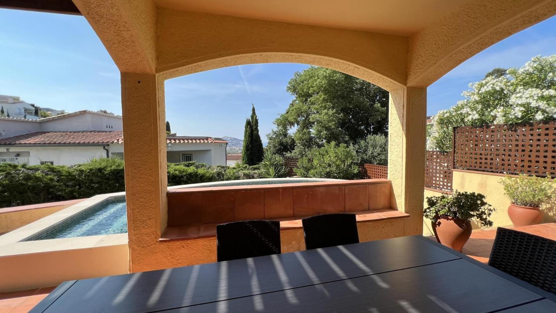 Preciosa Casa En Mas Fumats Con Piscina Y Bonitas Vistas Villa Selva de Mar Buitenkant foto